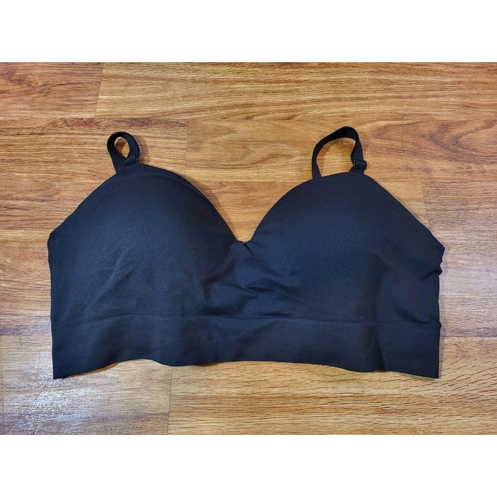 Truekind Supportive Comfort Wireless Shaping Bra Black 3XL
